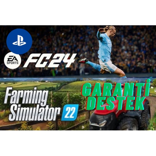  FC 24 + FARMİNG SİMULATOR 22 PS4-PS5